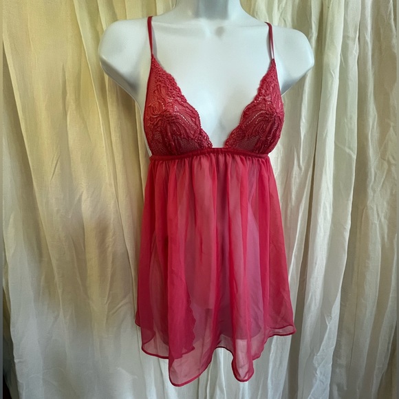 Victoria’s Secret hot pink chemise slip - Picture 3 of 8
